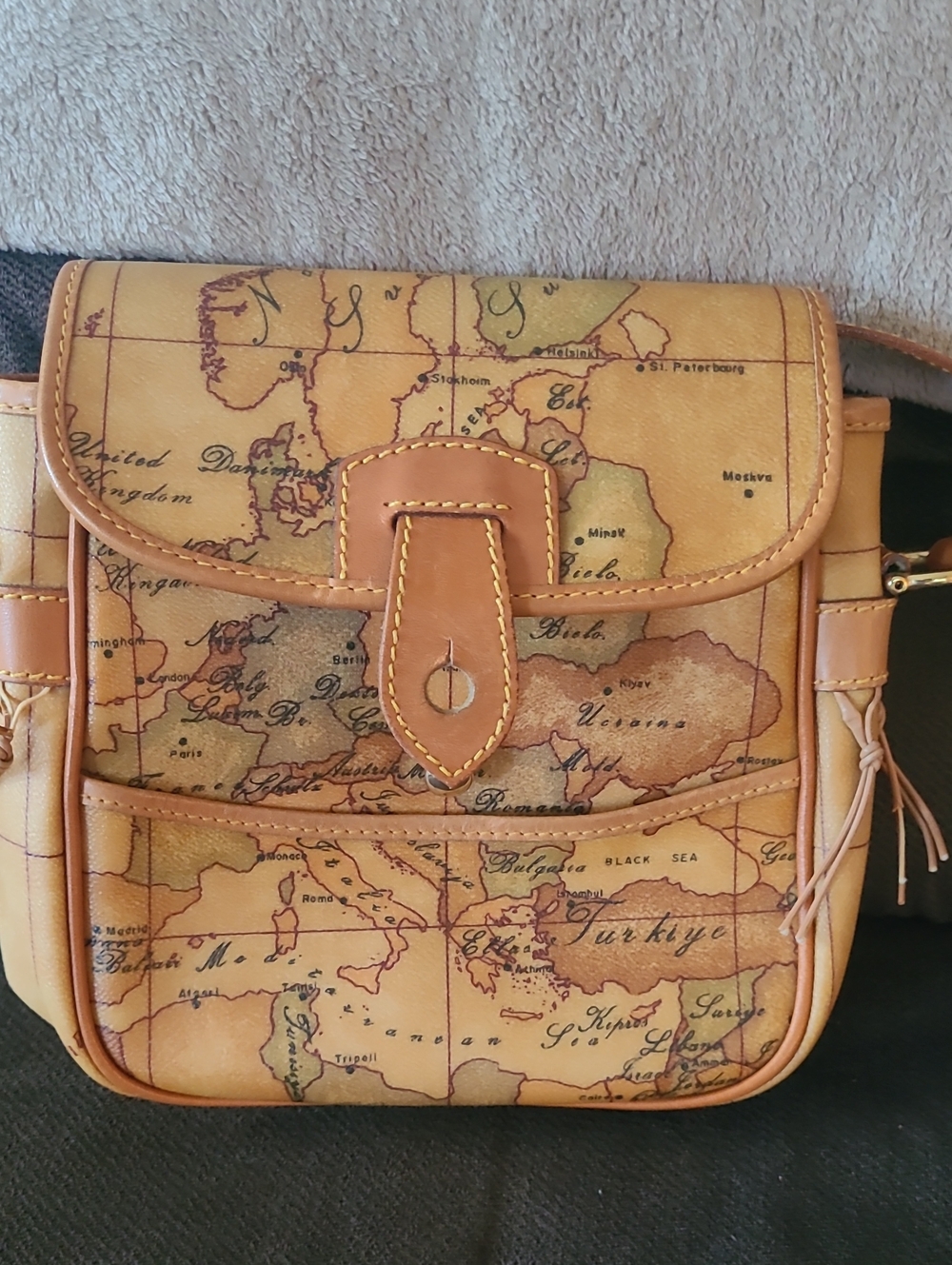 Alviero Martini 1ᴬ Classe Geo Map Crossbody